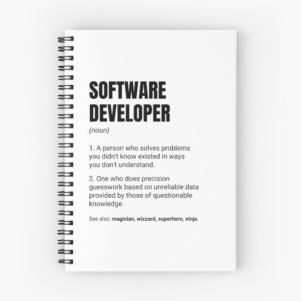 Item preview, Software Developer Definition Funny Engineer designed and sold by CuteLovelyDesigns.