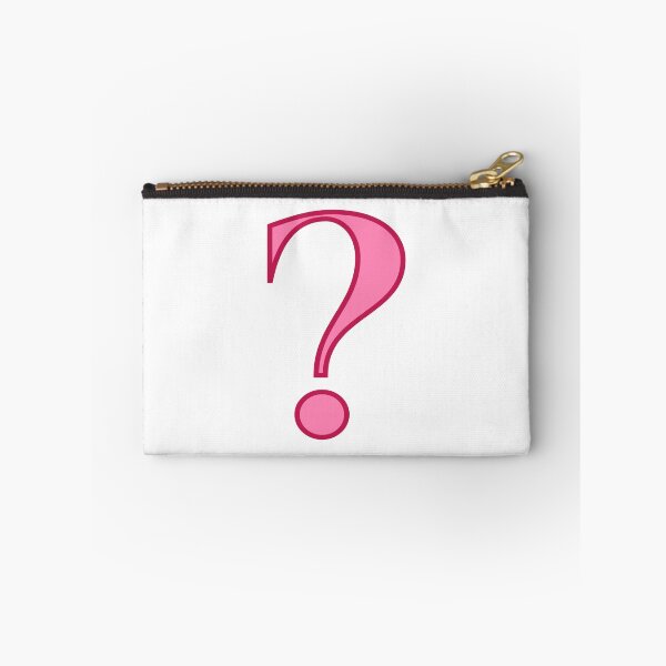Aperçu de l'œuvre Symbole de point d'interrogation rose créée et vendue par Jeallan Designs.