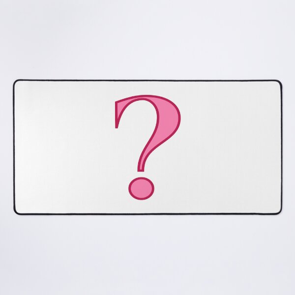 Item preview, Pink Question Mark Symbol designed and sold by Jeallan Designs.