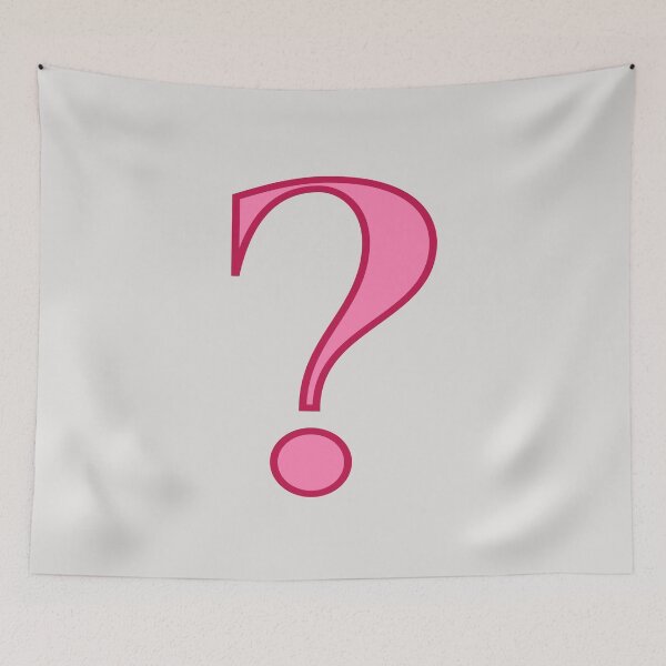 Artikelvorschau, Rosa Fragezeichen-Symbol entworfen und verkauft von Jeallan Designs.
