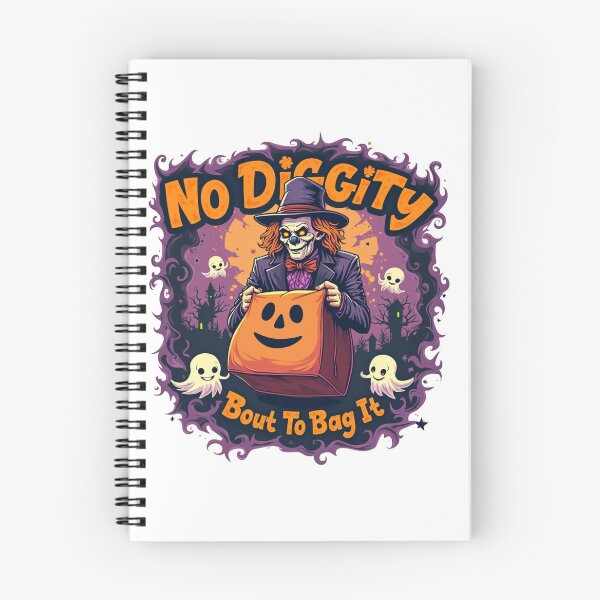 Item preview, No Diggity Bout To Bag It Funny Halloween Design  designed and sold by UniqueDuoDesign.