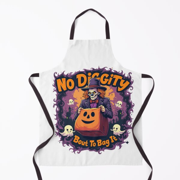 Item preview, No Diggity Bout To Bag It Funny Halloween Design  designed and sold by UniqueDuoDesign.