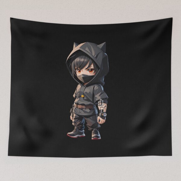 Aperçu de l'œuvre Chat Ninja créée et vendue par Robertworkshop.