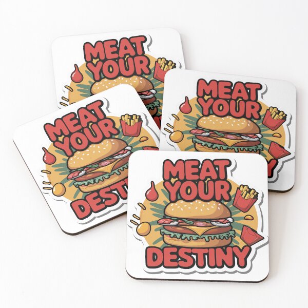 Item preview, Sticker T-Shirt Design Trending: Meat Your Destiny designed and sold by ForeverPrintsOK.