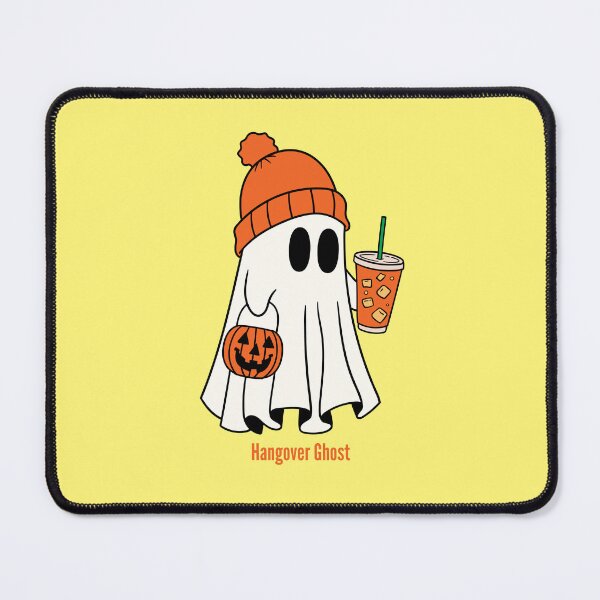 Item preview, Cute Hangover Ghost Pumpkin Drawing: Fun Halloween Art for Spooky Season designed and sold by ArtistPenguin.