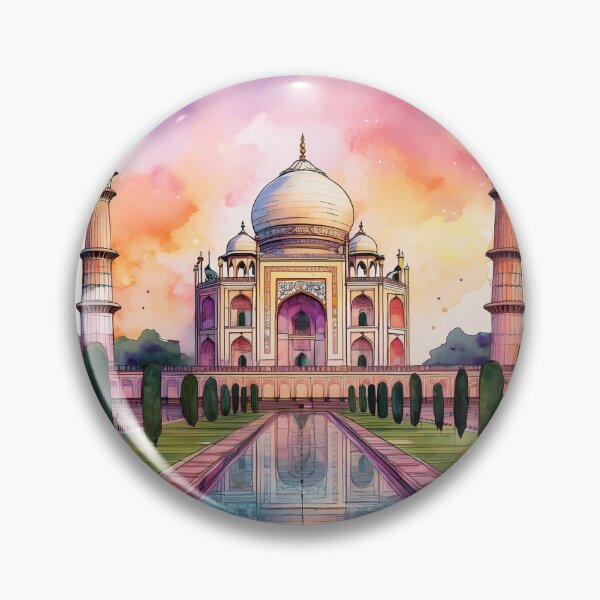 Item preview, Majestic Watercolour Taj Mahal designed and sold by RaiyaTees.