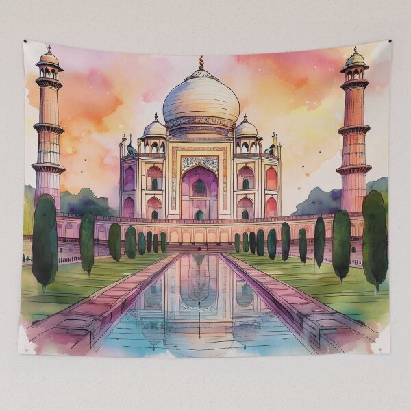 Item preview, Majestic Watercolour Taj Mahal designed and sold by RaiyaTees.