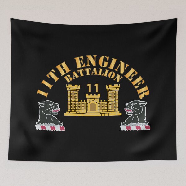 Item preview, 11th Engineer Battalion - Hat X 300 designed and sold by Military Insignia Products.