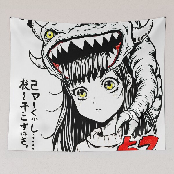 Item preview, Classic Monster Girl Vintage Japanese Anime Style designed and sold by AnimeMangaGirls.