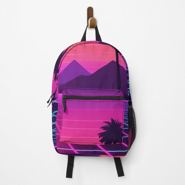 Item preview, Retro 80s Neon Sunset with Palm Trees designed and sold by Have Mercy.