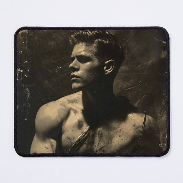Item preview, Muscular Men in Retro Style, Strength and Elegance designed and sold by Piotrek0001.