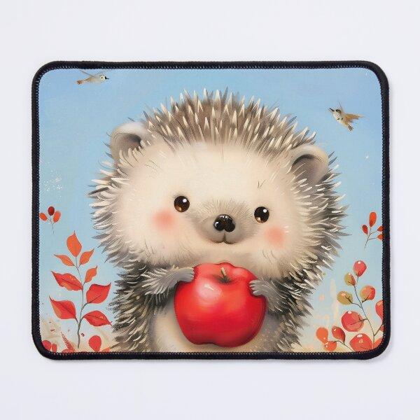 Item preview, Adorable Hedgehog Loves an Apple designed and sold by Anicue.