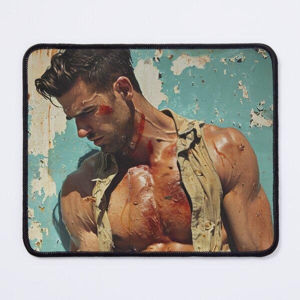 Item preview, Muscular Men in Retro Style, Strength and Elegance designed and sold by Piotrek0001.