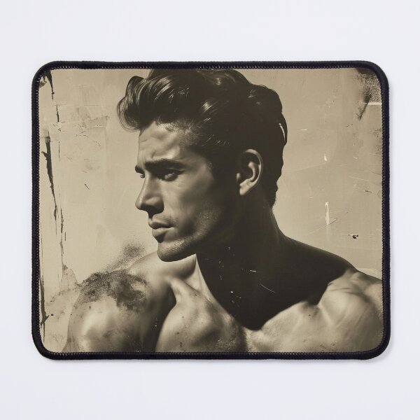 Item preview, Muscular Men in Retro Style, Strength and Elegance designed and sold by Piotrek0001.