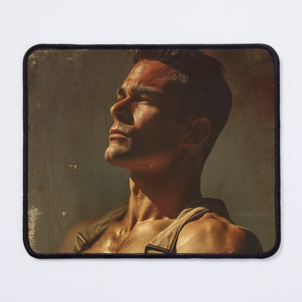 Item preview, Muscular Men in Retro Style, Strength and Elegance designed and sold by Piotrek0001.