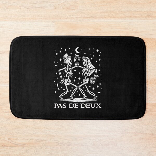 Item preview, Dancing Skeletons Pas De Deux French October Bridal Wedding Couple  designed and sold by Bad Kitty Designz.