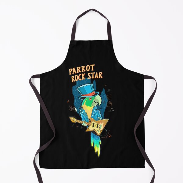Item preview, Eclectus Parrot Rockstar - Colorful Guitar Design designed and sold by mArtWear.