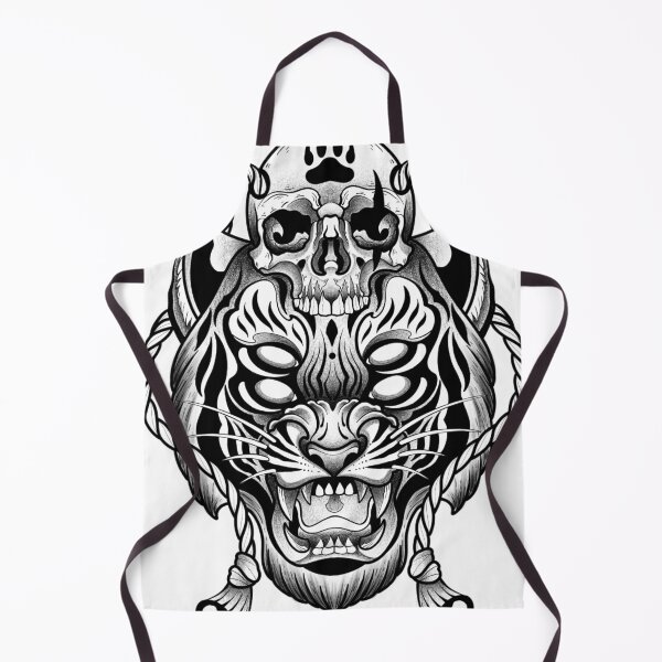 Item preview, Oriental style demon tiger designed and sold by 7Delamancha.
