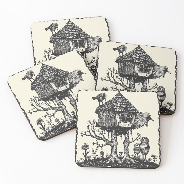 Item preview, Baba Yaga's Hut designed and sold by PitchBlackIcon.