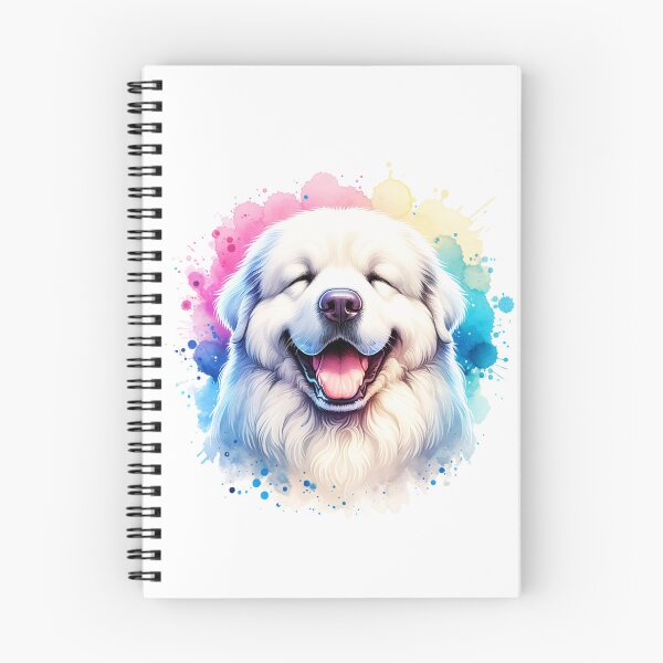 Item preview, Watercolor Happy Kuvasz Dog  designed and sold by TheAnimalZ00.