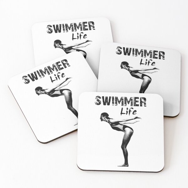 Item preview, Swimmer Life - Swimmer Woman Water Pool | Urban Street Pool Beach Clothing designed and sold by MadeByRobots.
