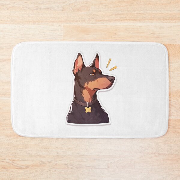 Item preview, Cute Doberman // Bone // Guarding dog // Best Friend // Dog Paw designed and sold by SMARTKIT  DESIGNAGENCY.