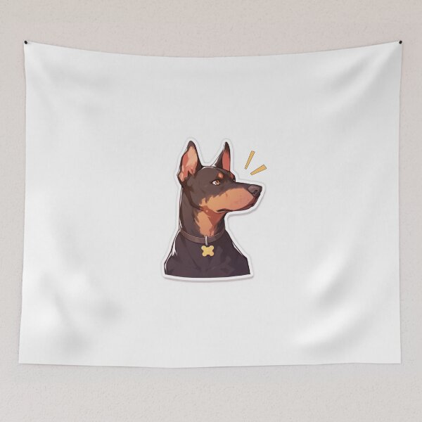 Item preview, Cute Doberman // Bone // Guarding dog // Best Friend // Dog Paw designed and sold by SMARTKIT  DESIGNAGENCY.