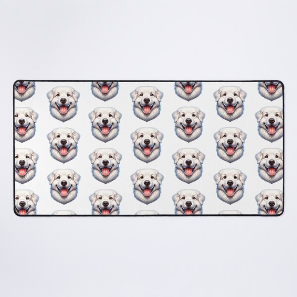 Item preview, Happy Kuvasz Dog Face designed and sold by TheAnimalZ00.