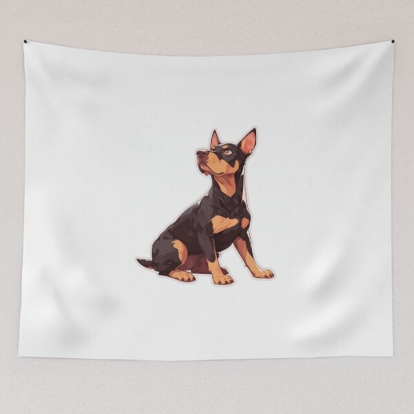 Item preview, Cute Doberman // Bone // Guarding dog // Best Friend // Dog Paw designed and sold by SMARTKIT  DESIGNAGENCY.