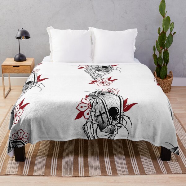 Item preview, Coffin with spiders and skeleton hand designed and sold by 7Delamancha.