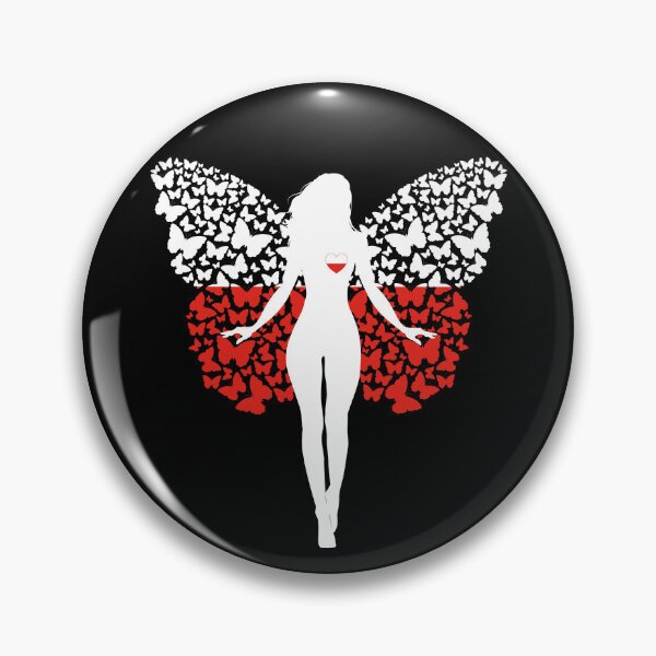 Item preview, Polish Girl Poland Flag Roots Pride Butterfly designed and sold by ZNOVANNA.