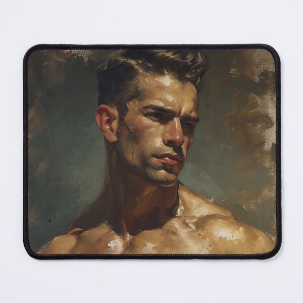 Item preview, Muscular Men in Retro Style, Strength and Elegance designed and sold by Piotrek0001.