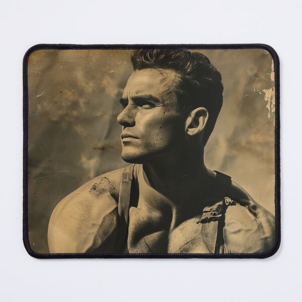 Item preview, Muscular Men in Retro Style, Strength and Elegance designed and sold by Piotrek0001.