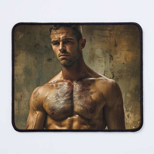 Item preview, Muscular Men in Retro Style, Strength and Elegance designed and sold by Piotrek0001.