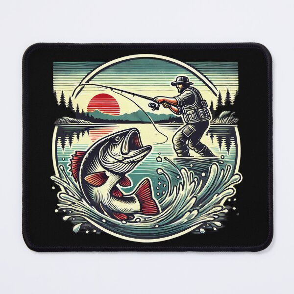 Item preview, Epic Catch: The Big Fish Fight at Sunset. designed and sold by Linework Studio.