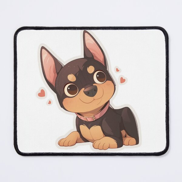 Item preview, Cute Doberman // Bone // Guarding dog // Best Friend // Dog Paw designed and sold by SMARTKIT  DESIGNAGENCY.