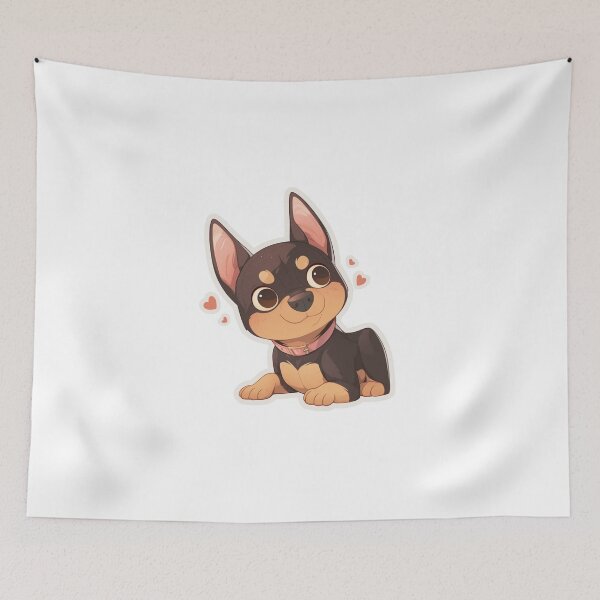 Item preview, Cute Doberman // Bone // Guarding dog // Best Friend // Dog Paw designed and sold by SMARTKIT  DESIGNAGENCY.