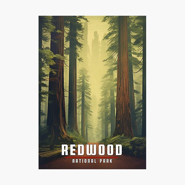 Item preview, Redwood National Park designed and sold by WanderlustArtsy.