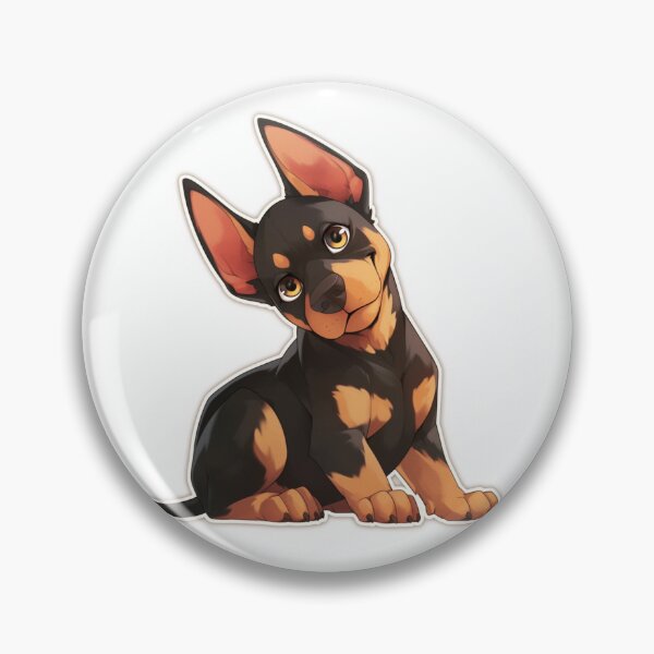 Item preview, Cute Doberman // Bone // Guarding dog // Best Friend // Dog Paw designed and sold by SMARTKIT  DESIGNAGENCY.