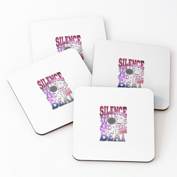 Item preview, Retro Indie Music Poster - "Silence the Words, Feel the Beat" with Disco Globe designed and sold by paulo silveira.