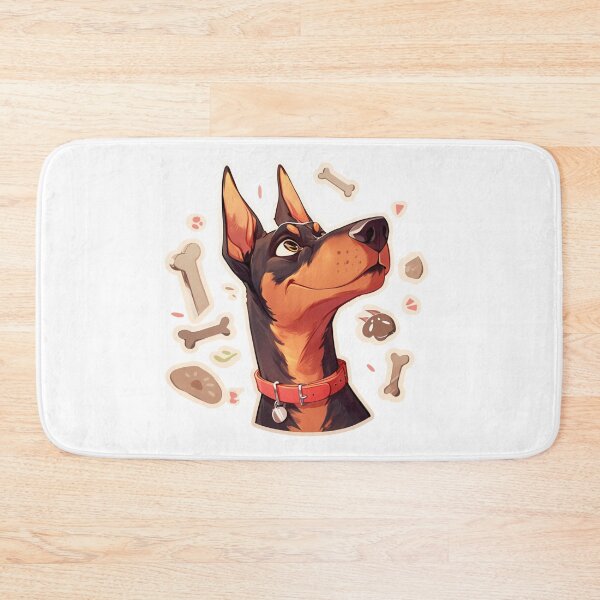 Item preview, Cute Doberman // Bone // Guarding dog // Best Friend // Dog Paw designed and sold by SMARTKIT  DESIGNAGENCY.