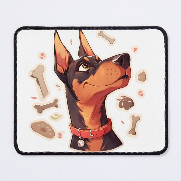 Item preview, Cute Doberman // Bone // Guarding dog // Best Friend // Dog Paw designed and sold by SMARTKIT  DESIGNAGENCY.