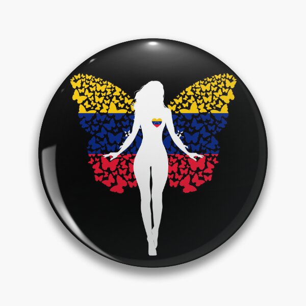Item preview, Venezuela Girl Flag Roots Pride Butterfly designed and sold by ZNOVANNA.