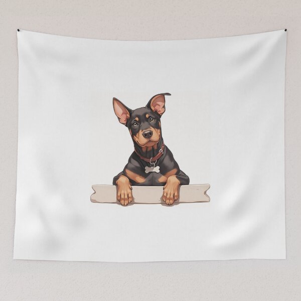 Item preview, Cute Doberman // Bone // Guarding dog // Best Friend // Dog Paw designed and sold by SMARTKIT  DESIGNAGENCY.