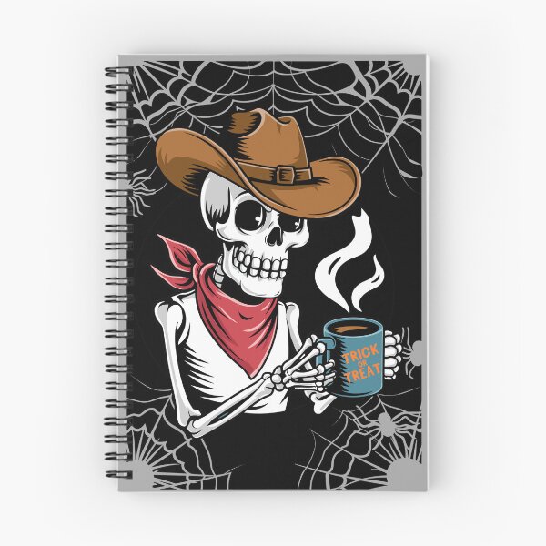 Item preview, Halloween Drinking Coffee Skeleton designed and sold by Molic.