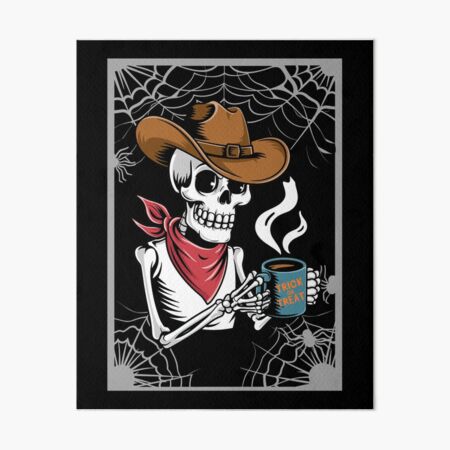 Artikel-Vorschau von Halloween Kaffeetrinkendes Skelett, designt und verkauft von Molic.