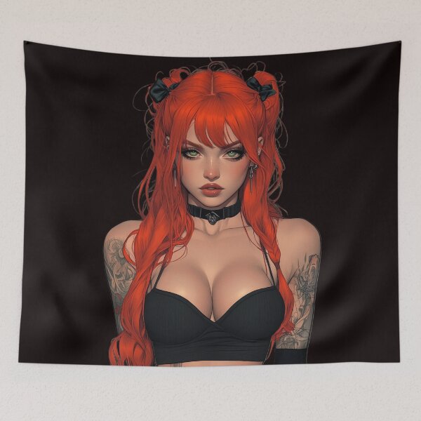 Item preview, goth girl designed and sold by CursedbyLilith.