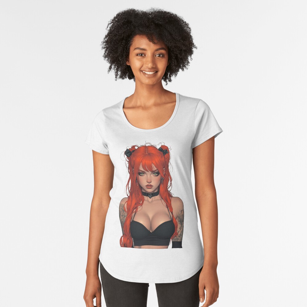 Item preview, Premium Scoop T-Shirt designed and sold by CursedbyLilith.