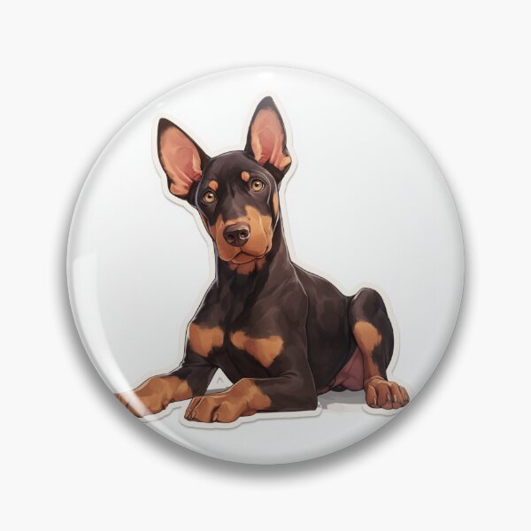Item preview, Cute Doberman // Bone // Guarding dog // Best Friend // Dog Paw designed and sold by SMARTKIT  DESIGNAGENCY.