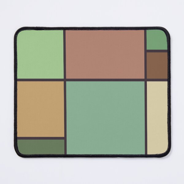 Item preview, Mondrian Style Abstract Geometric Art Earth Tones designed and sold by Jeallan Designs.